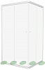 Душевой угол Englhome-Glass Comfort 100*100 стекло прозрачное
